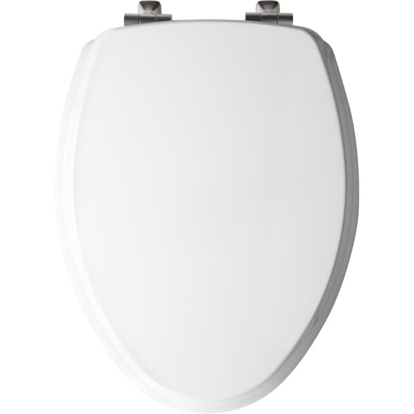 Mayfair Mayfair by Bemis Benton Slow Close Elongated White Enameled Wood Toilet Seat 126NISL-000 - main